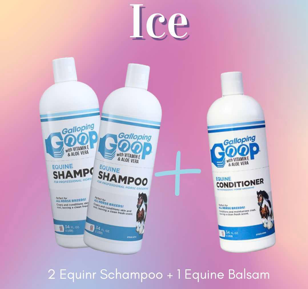 Paket ICE - 2 Equine schampo + 1 Equine Balsam